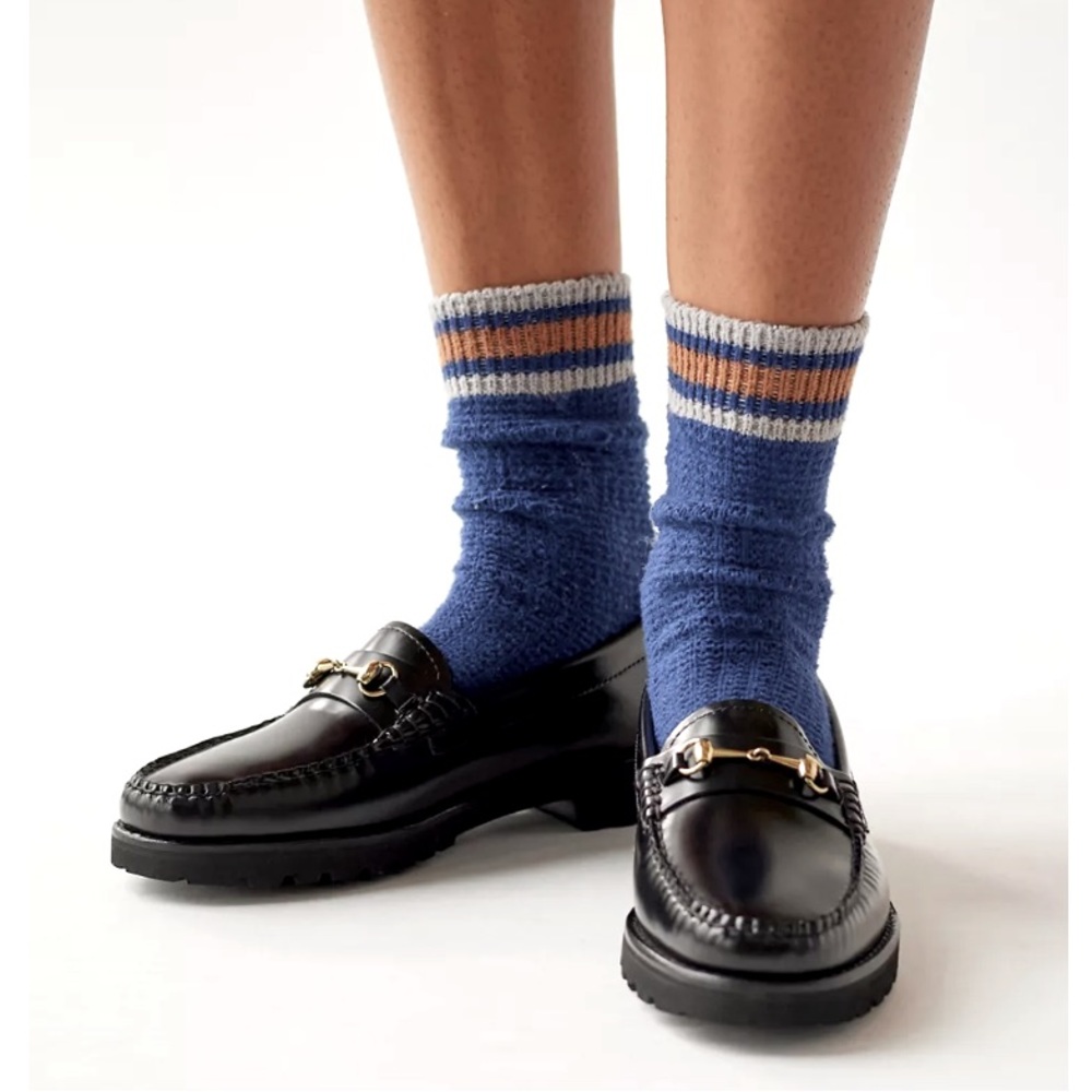 G.H. Bass & Co. Black Leather Bit Loafers